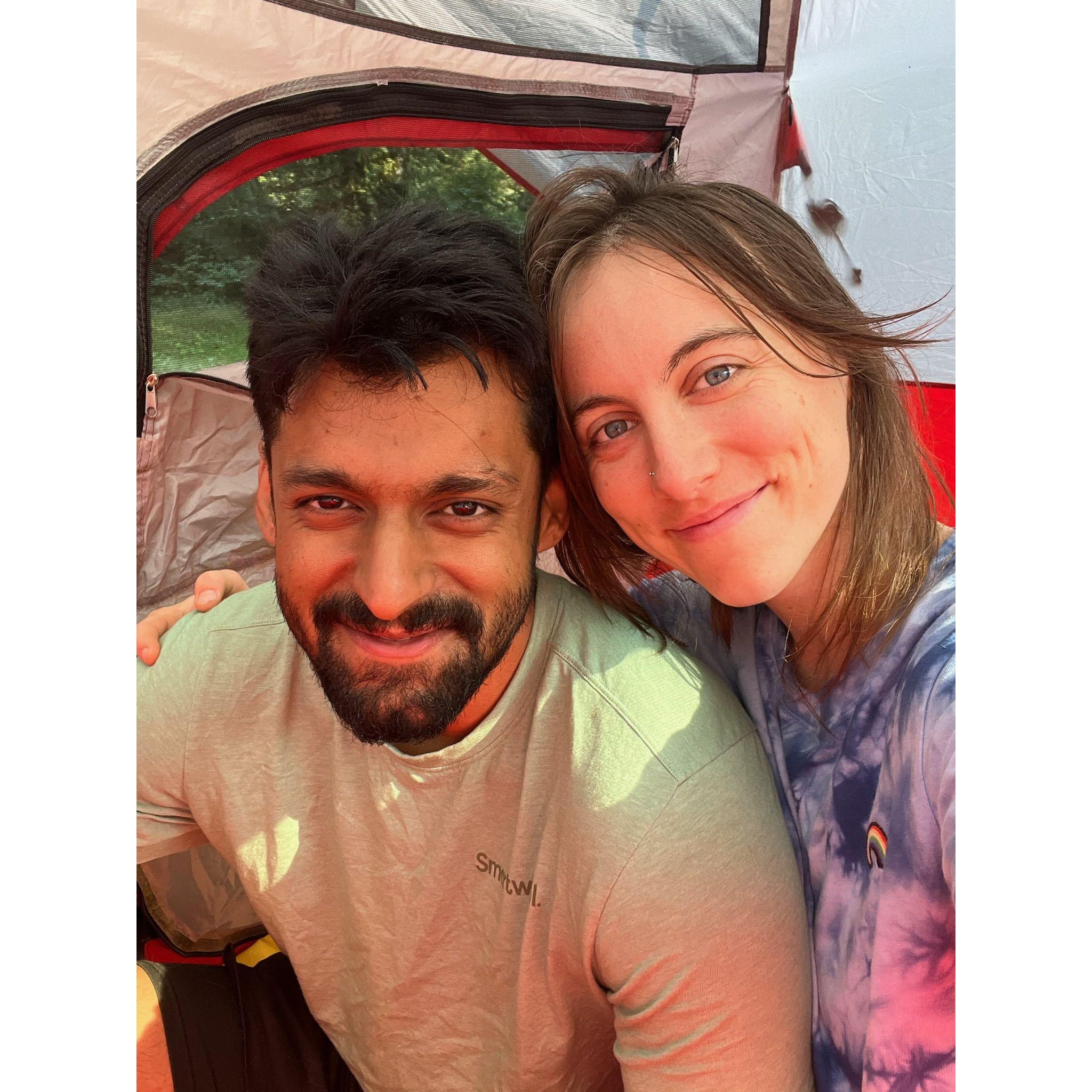 First camping trip together