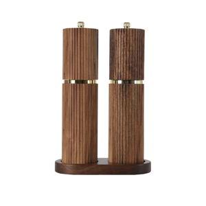Acacia Wood Salt and Pepper Grinder Set