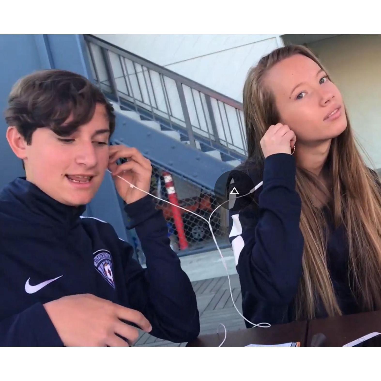 Freshman Year of High School listening to "Waka Waka" by Shakira