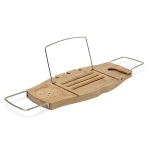 UMBRA - Umbra Aquala Bamboo and Chrome Bathtub Caddy