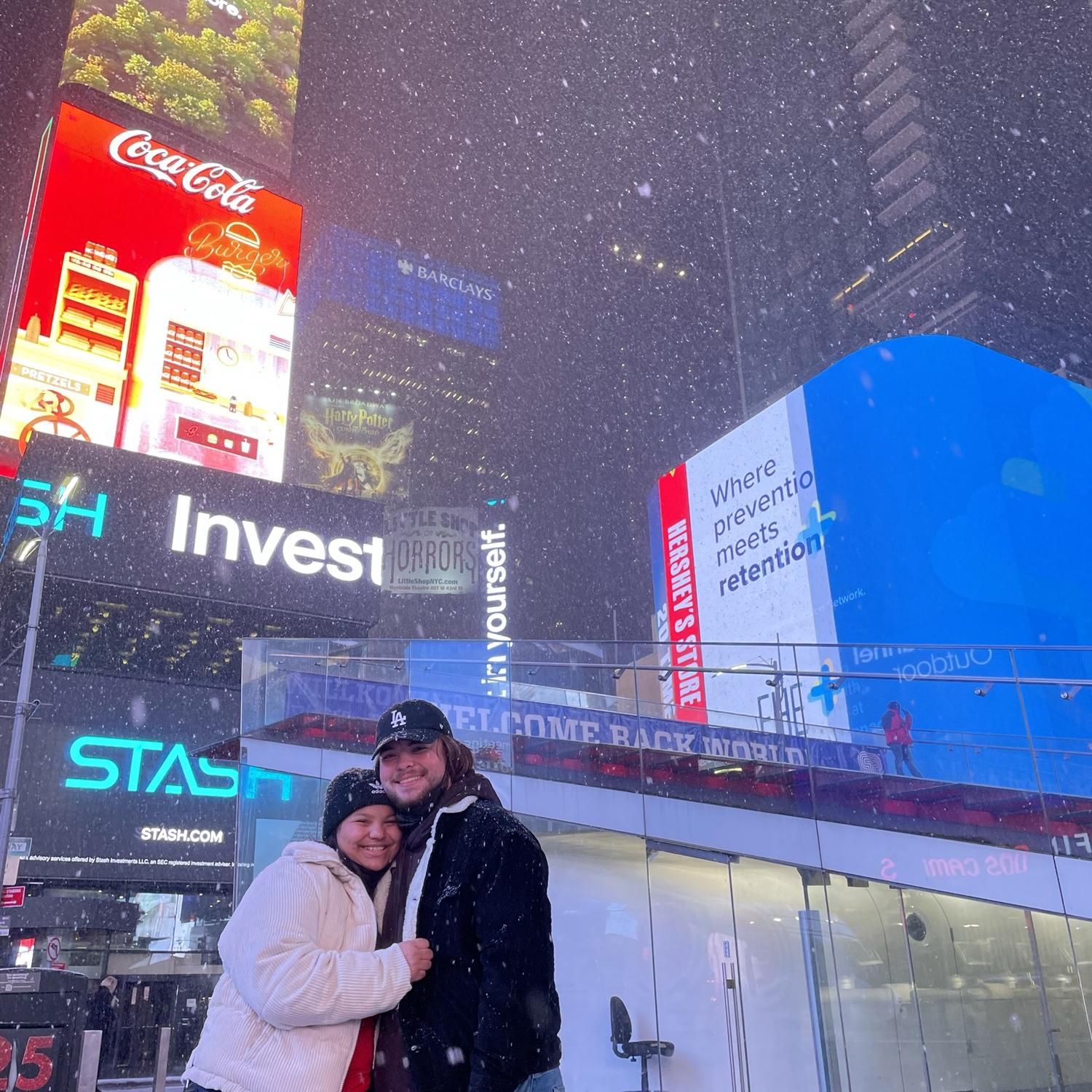First time in New York together