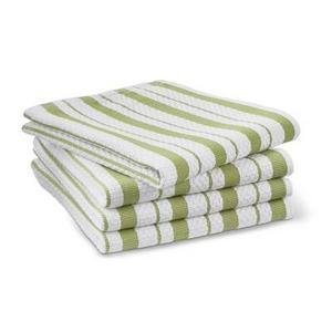 Williams Sonoma Classic Striped Dishcloths, Lime Green, 8-pack