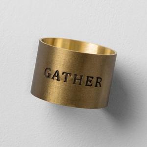 Gather Napkin Ring - Brass - Hearth & Hand™ with Magnolia