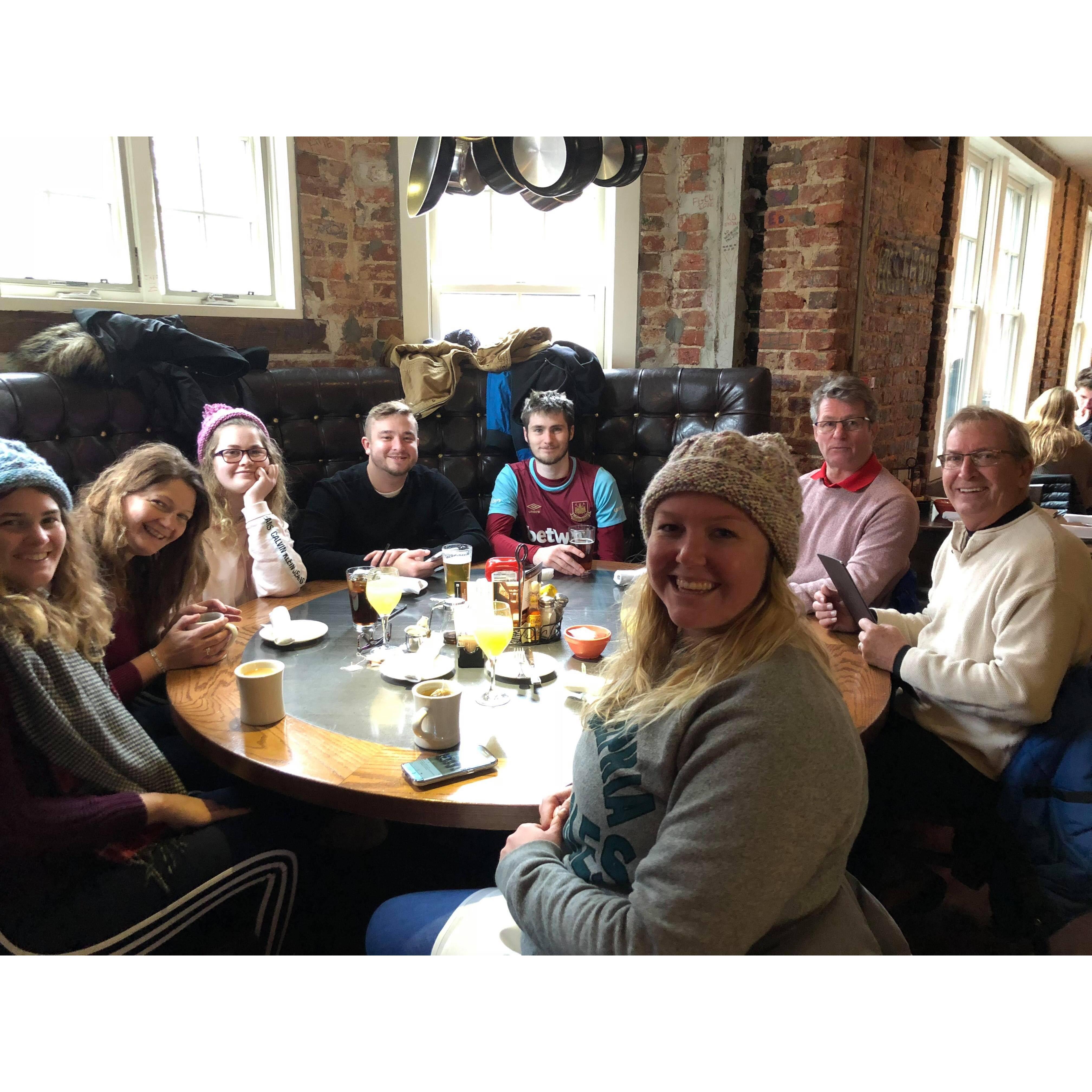 The families came together for an awesome trip on the east coast.
