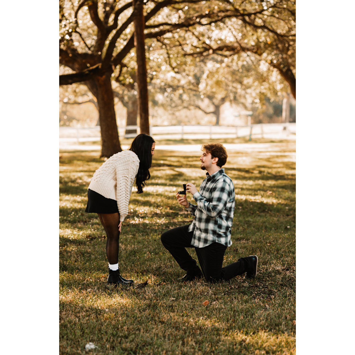 When we got engaged!