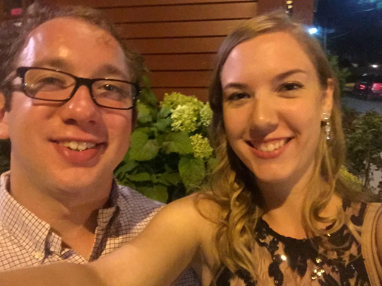 September 2017 - Our third anniversary dinner