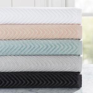 Chevron Sculpted Towels