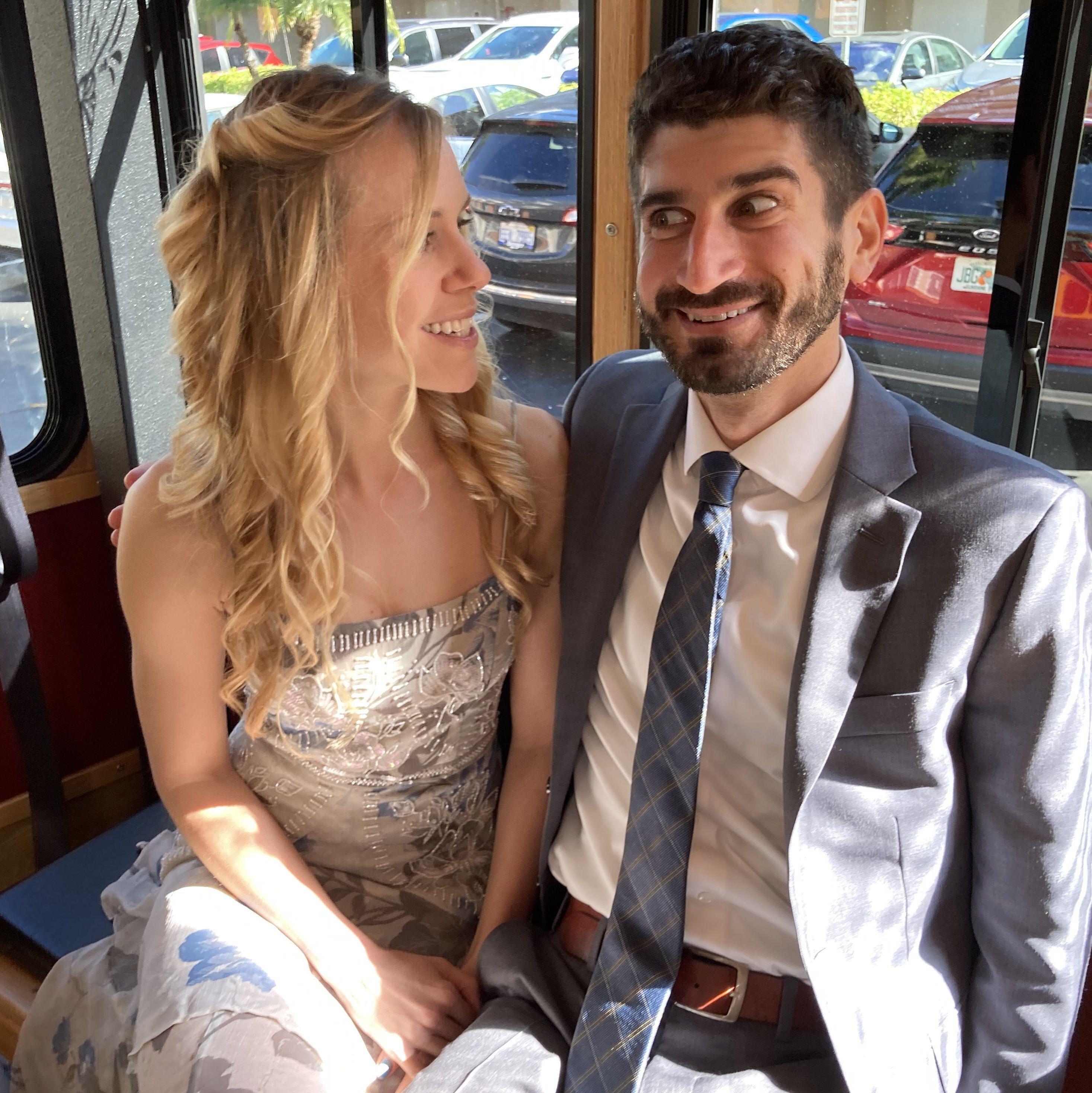 Natalie and Dr. Sam's Wedding, Dunedin, FL 2022 (photo courtesy of Lauren)