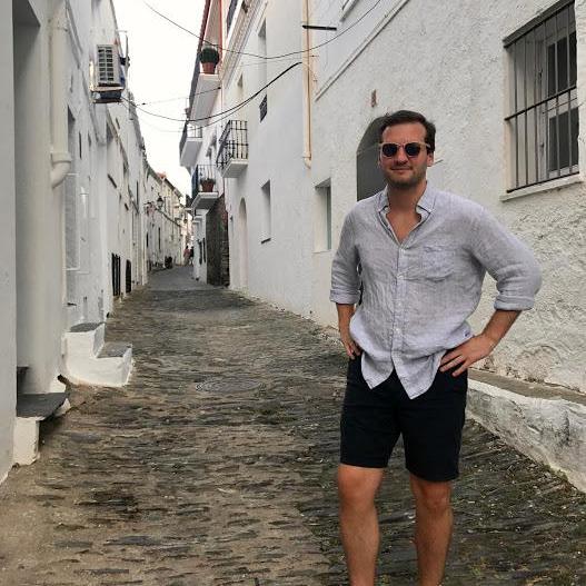 Connor exploring the streets of Cadaques