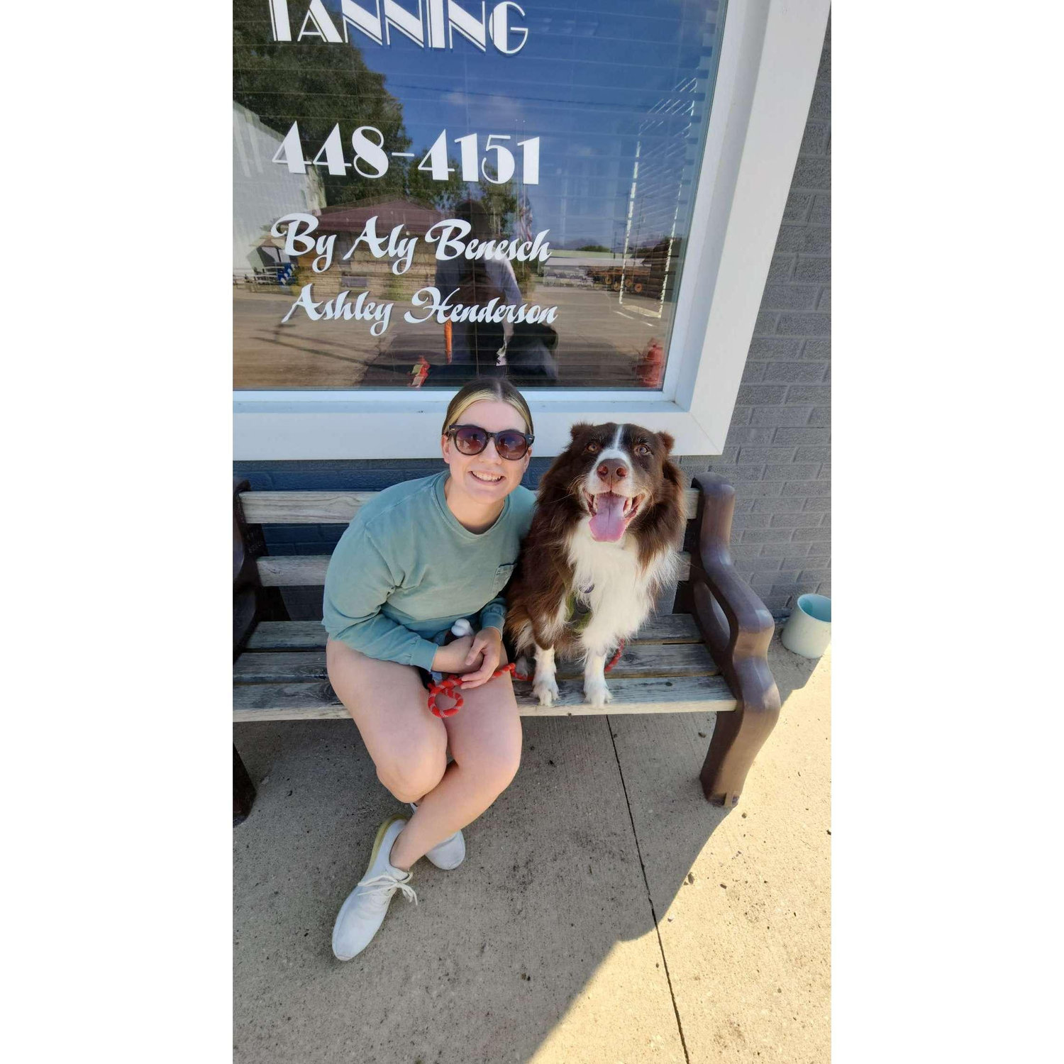 We love going on walks around town!