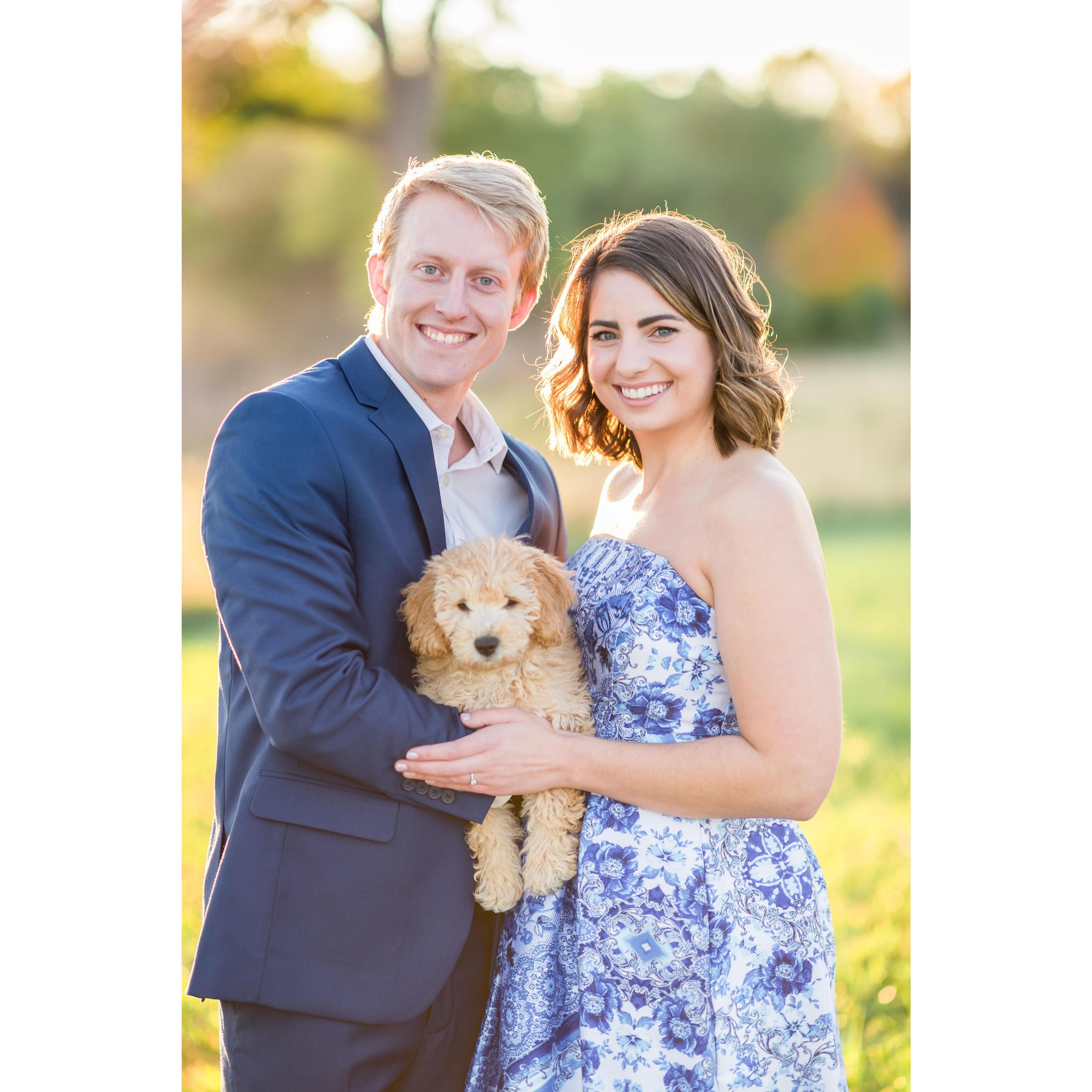 Rosie the module and true star of our engagement shoot