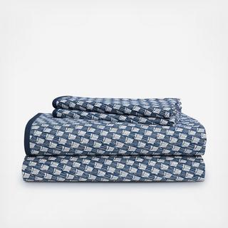 Casey Printed 4-Piece Sheet Set