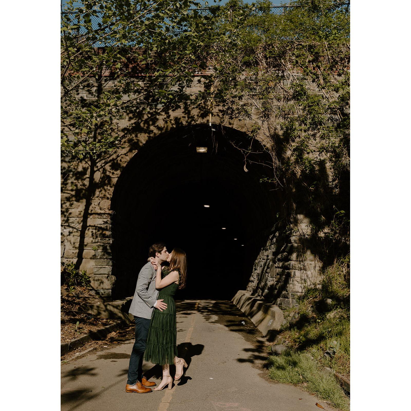 Engagement shoot in Old Town Alexandria - April 2024