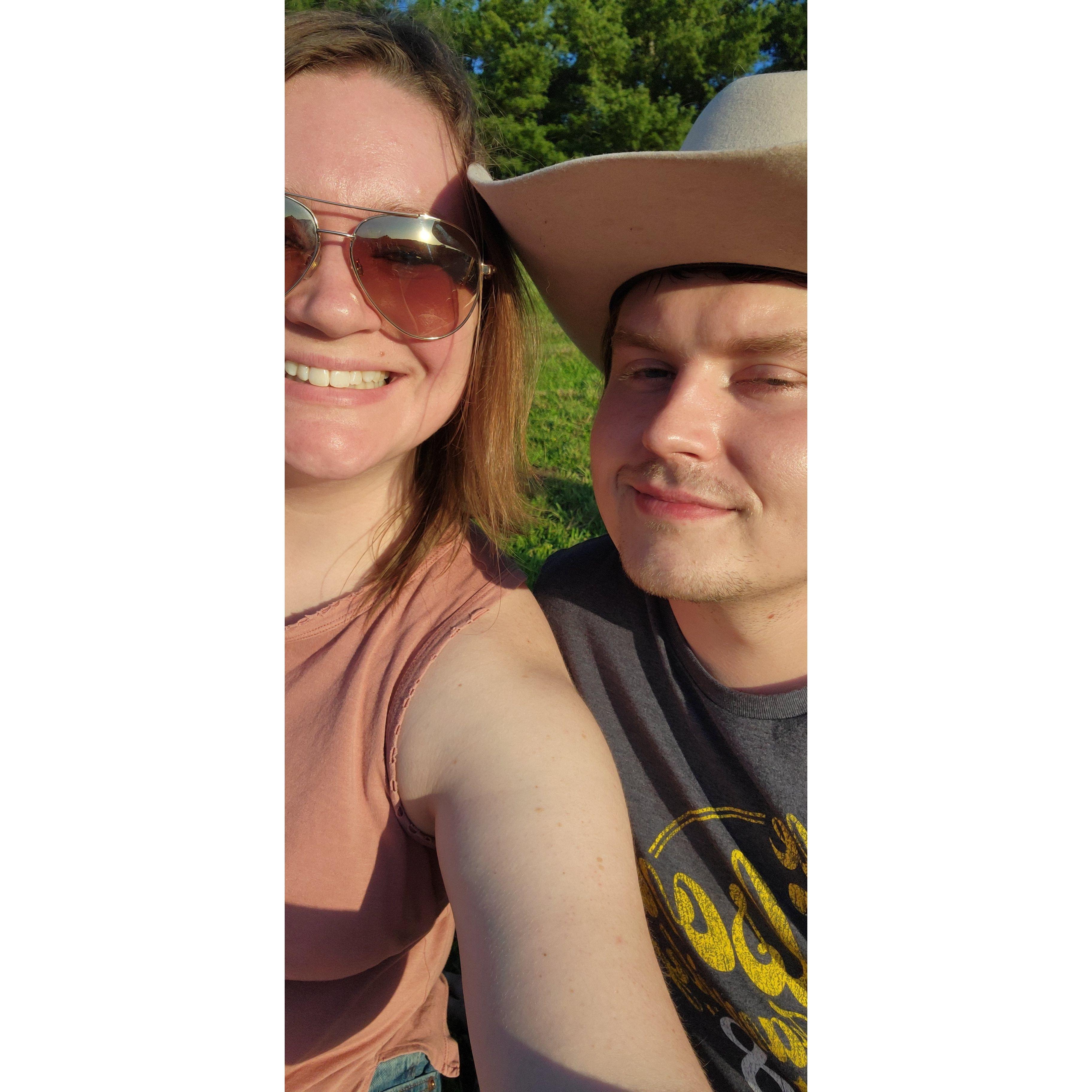 We went to a concert together!