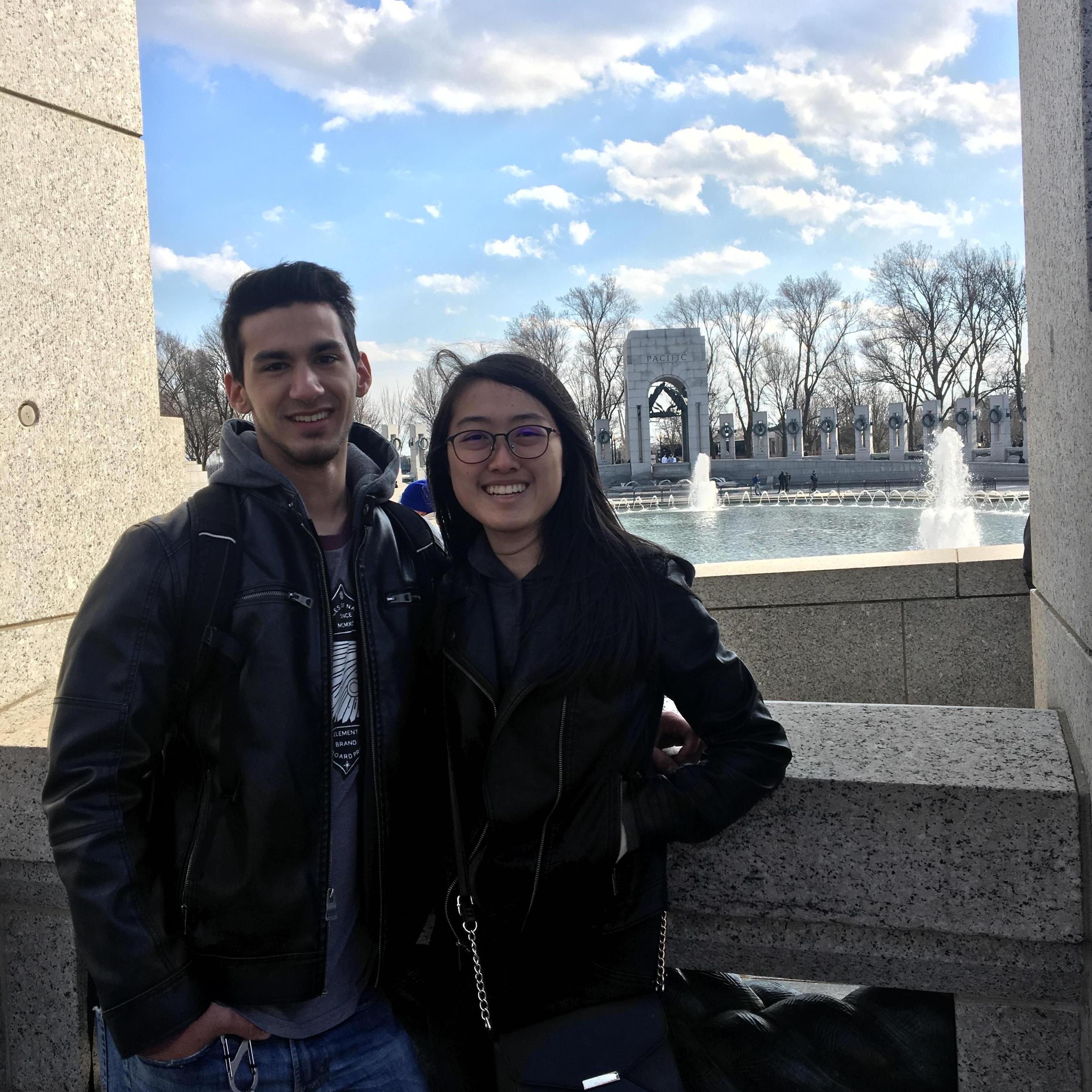 Our first major road trip during spring break, off to D.C. we go!