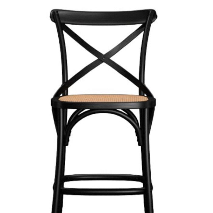 Bistro Counter Bar Stool, black