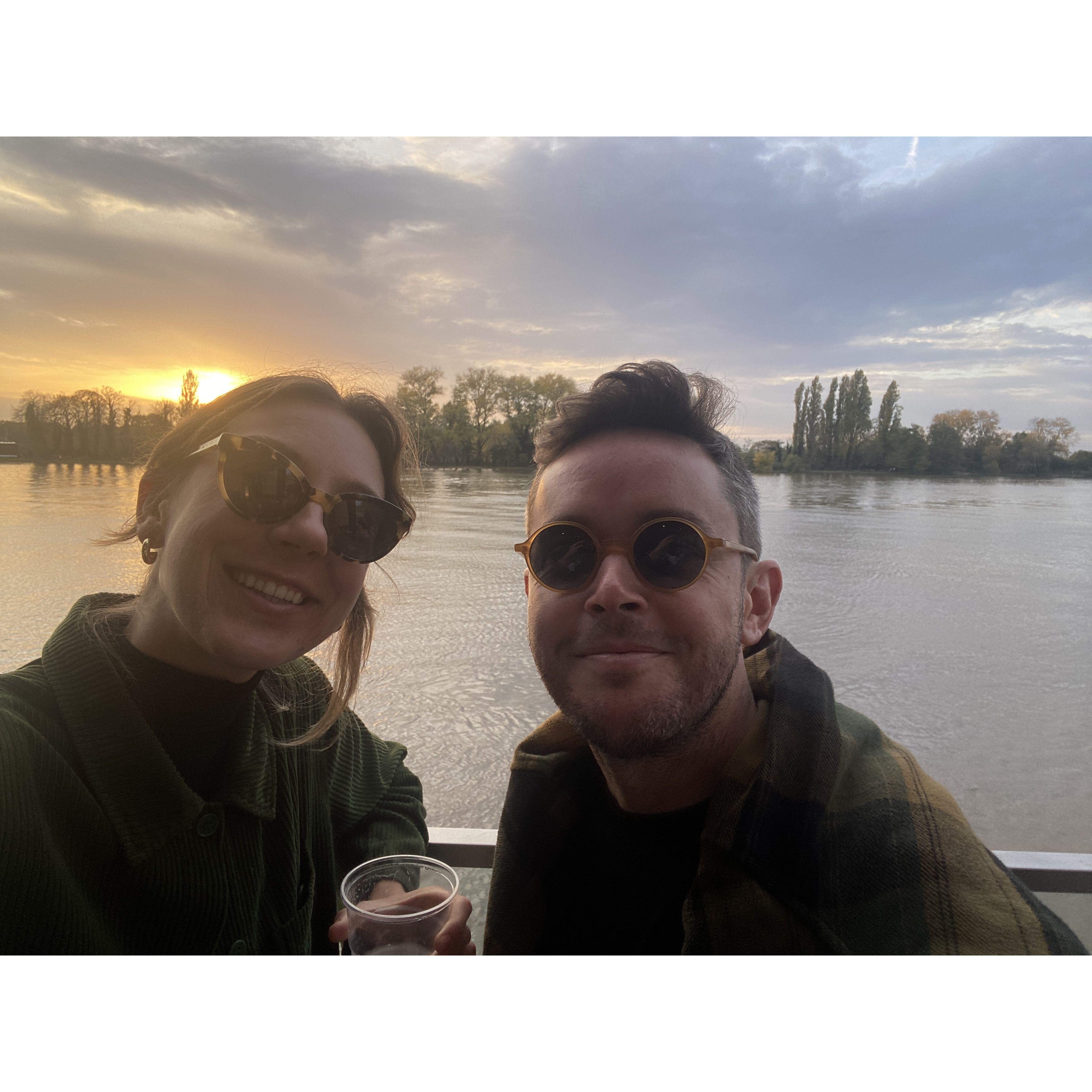 Watching soccer in London