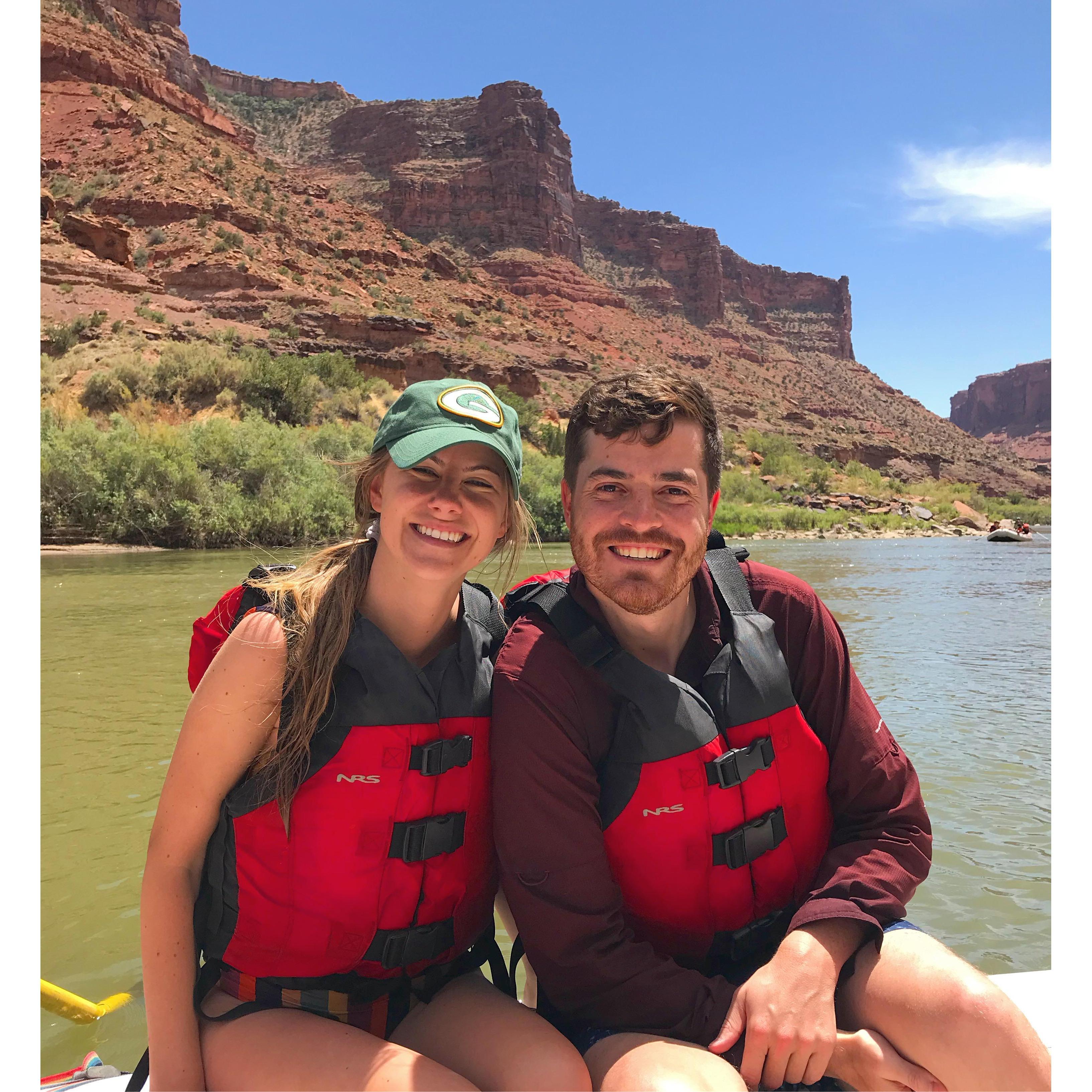 White Water Rafting in Moab.