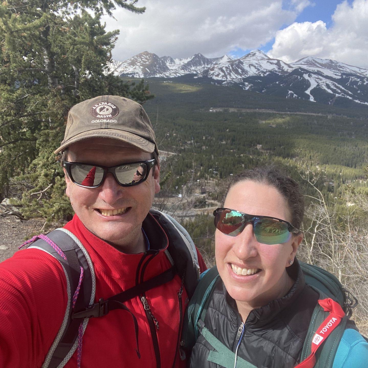 Thin air hiking off of Boreas Pass, Breckenridge, CO. April 2026.