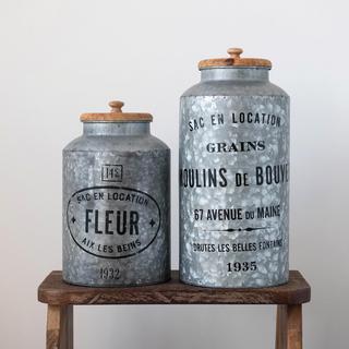 Grains Moulins de Bouvet Vintage Container