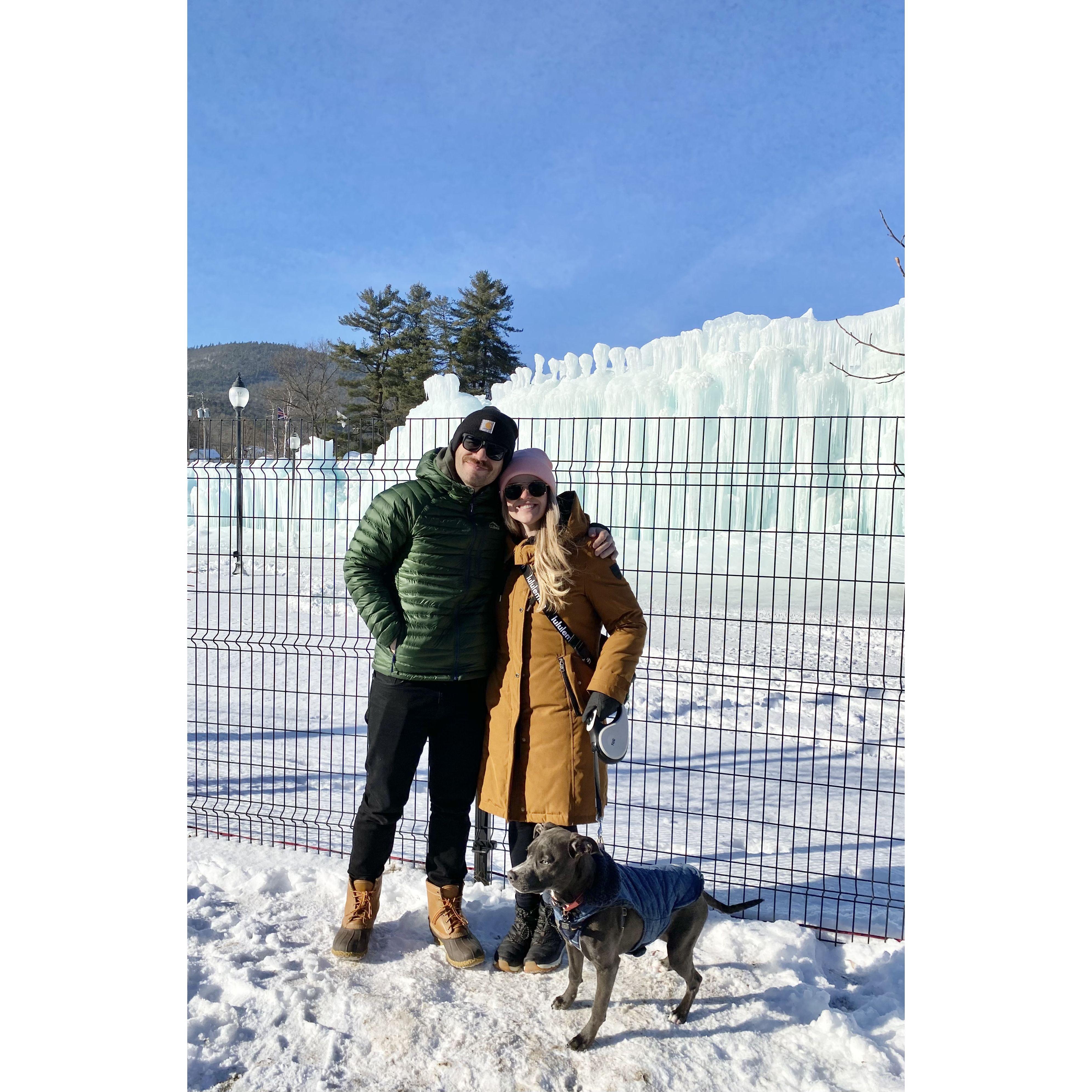 Winters in upstate NY with the newest member of the fam Betty!