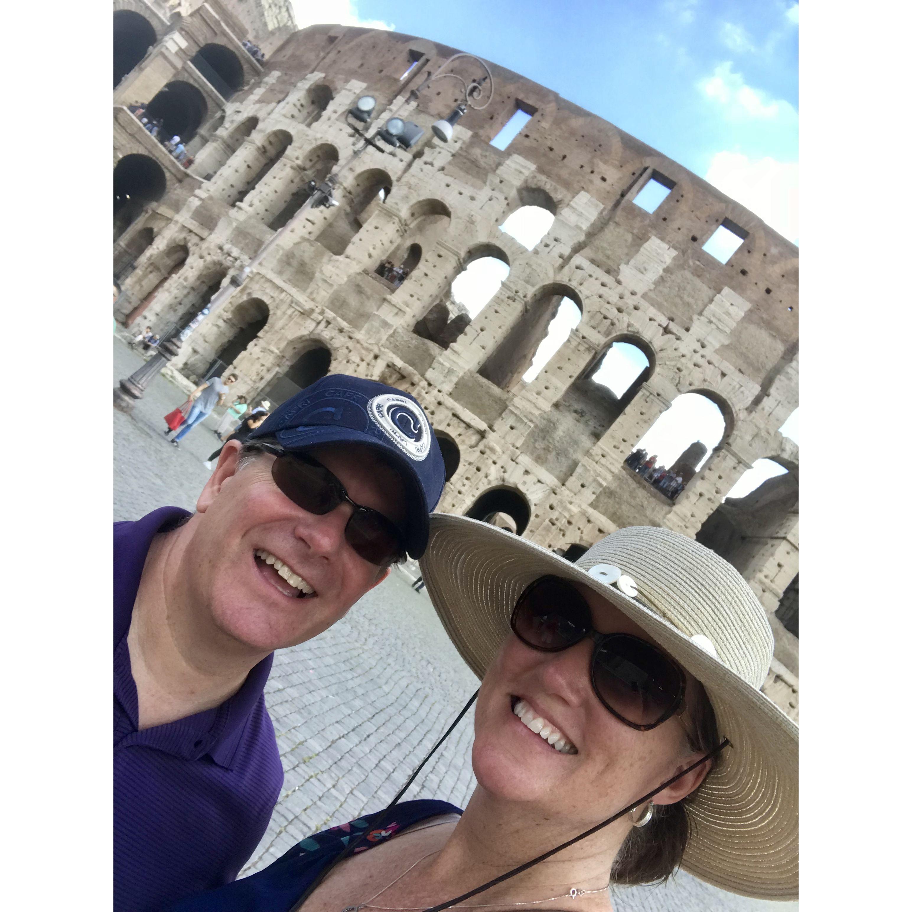 Ask Jeff about how he almost got in a fight in front of the Colosseum in Rome...