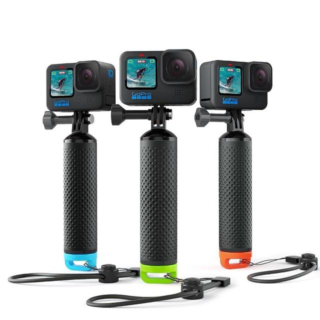 Sametop Floating Hand Grip Waterproof Handle Compatible with GoPro Hero 11, 10, 9, 8, 7, 6, 5, 4, Session, 3+, 3, 2, 1, Hero (2018), Fusion, Max, DJI Osmo Action Cameras (Green)