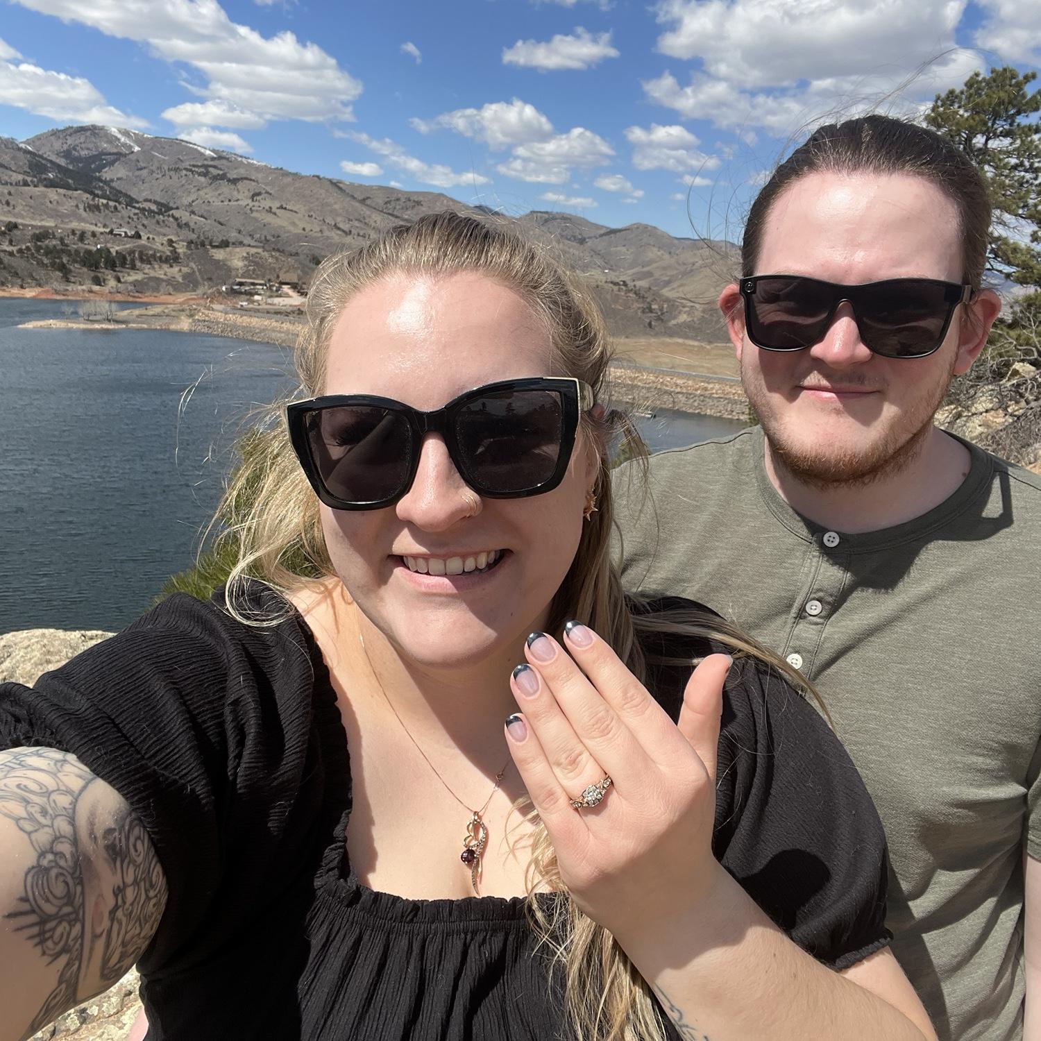 Engagement Day at Horsetooth Reservoir 4/3/24