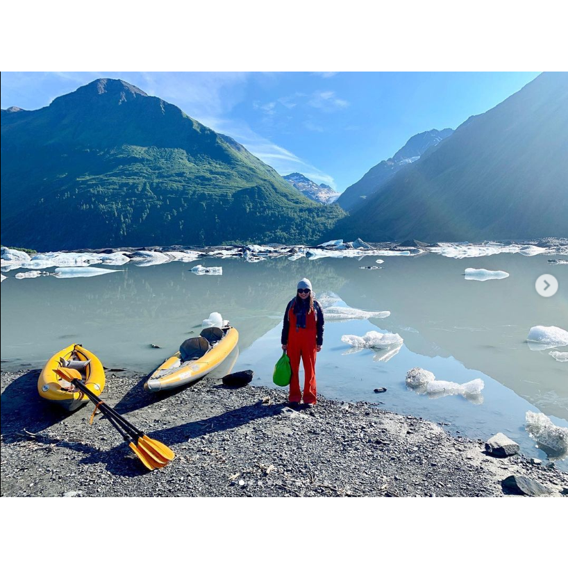 Kayaking at Valdez Glacier Lake in Alaska!