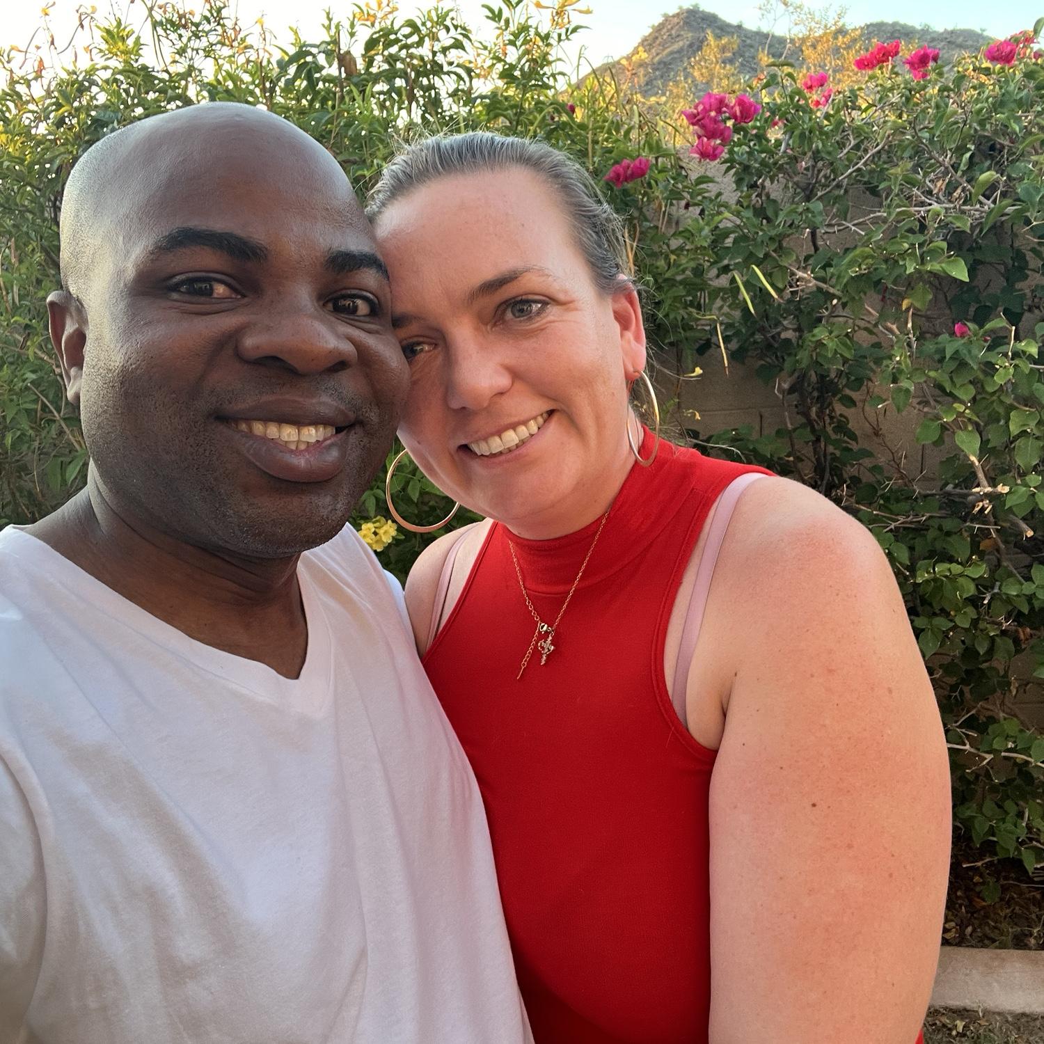 Our love for each other brings out the best smiles!