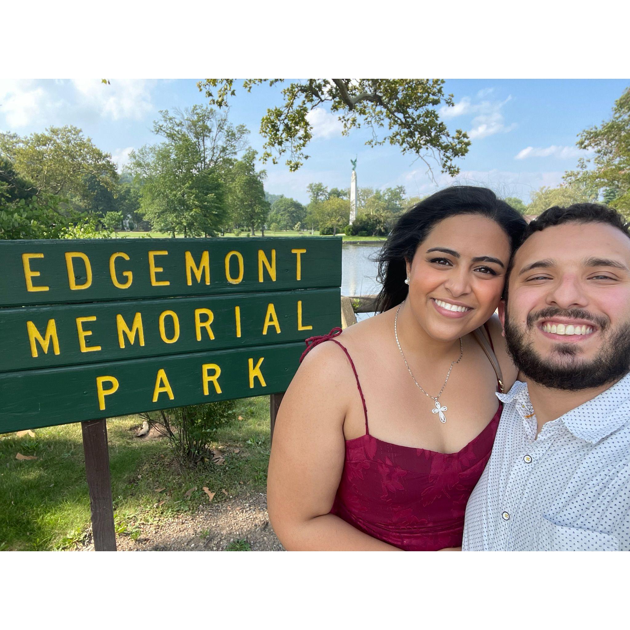 Made sure to take a pic one year later!