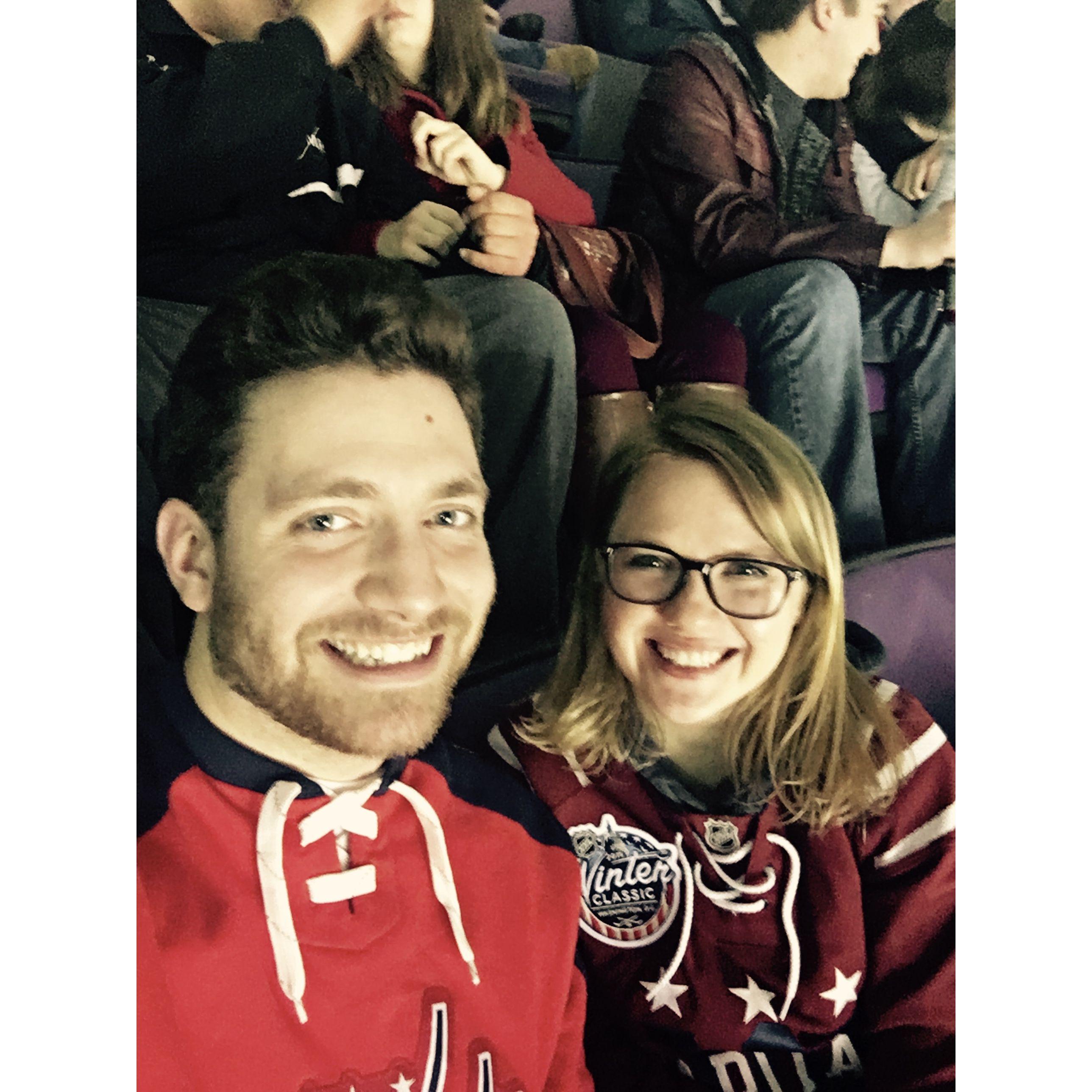 Our first Capitals game