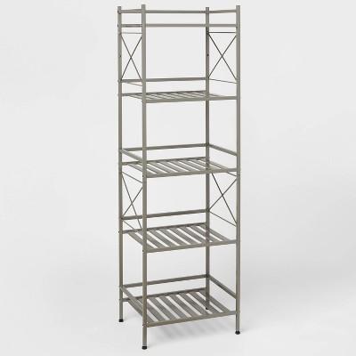 Square Tube 5 Tier Decorative Shelving Unit - Threshold™