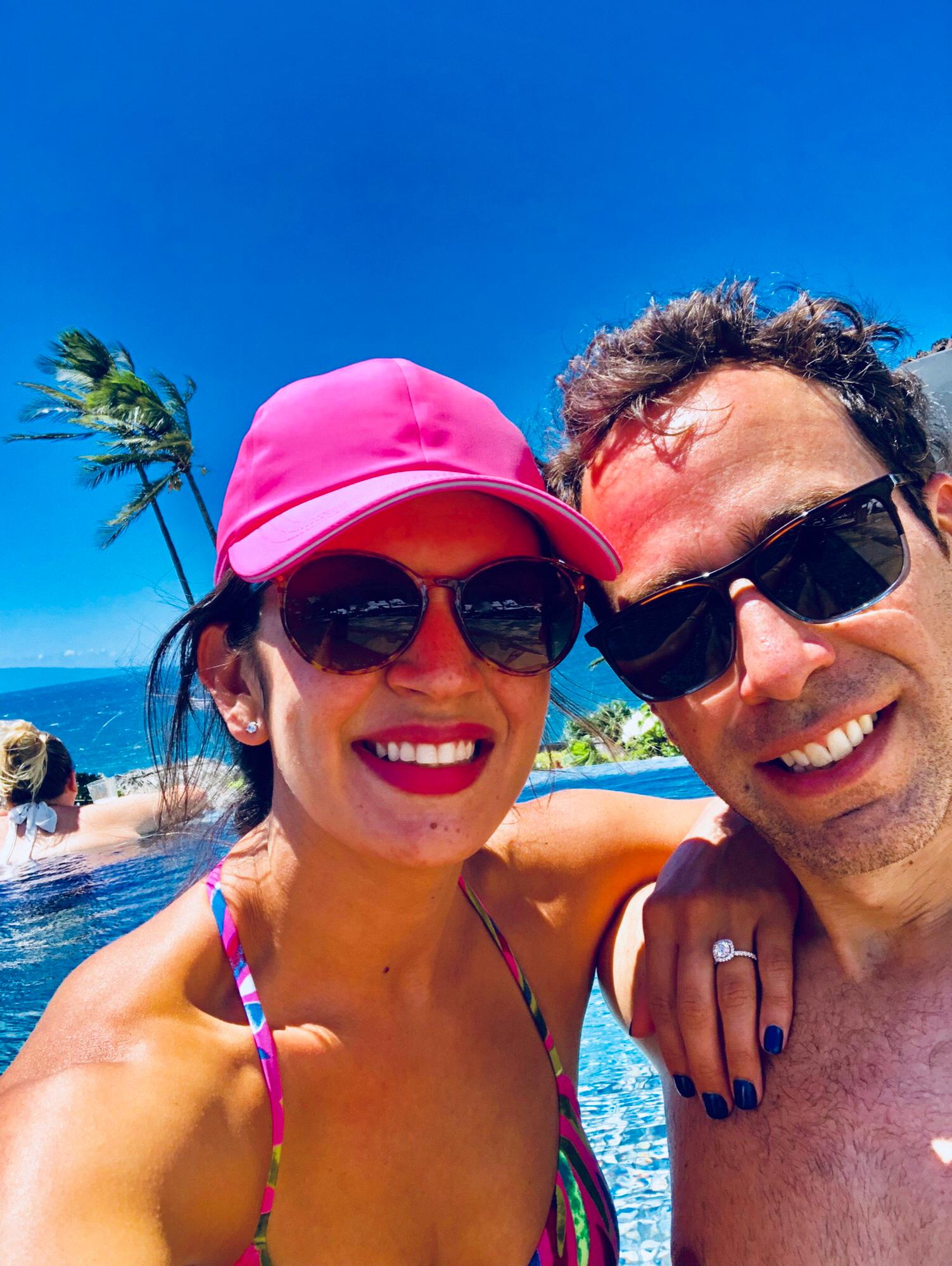 Shortly after the engagement in Maui - September 1st, 2018