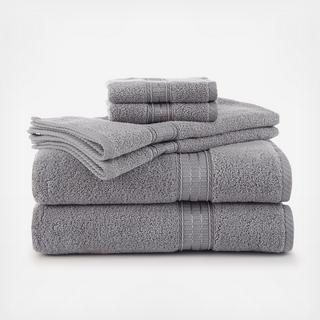 Staybright Solid 6-Piece Towel Set