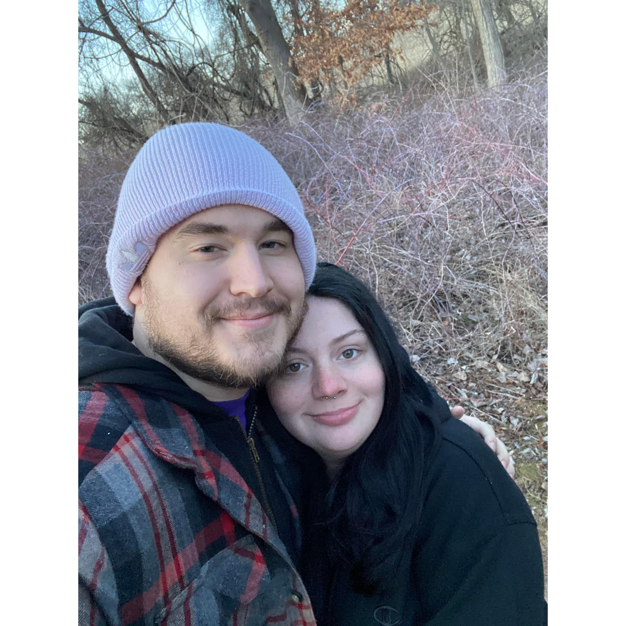 A little walk we took together when hunting for our maternity photoshoot location!