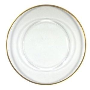 Jay Import 1900002 Gold Rimmed 13" Charger Plate