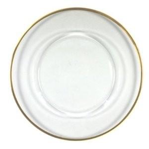 Jay Import 1900002 Gold Rimmed 13" Charger Plate