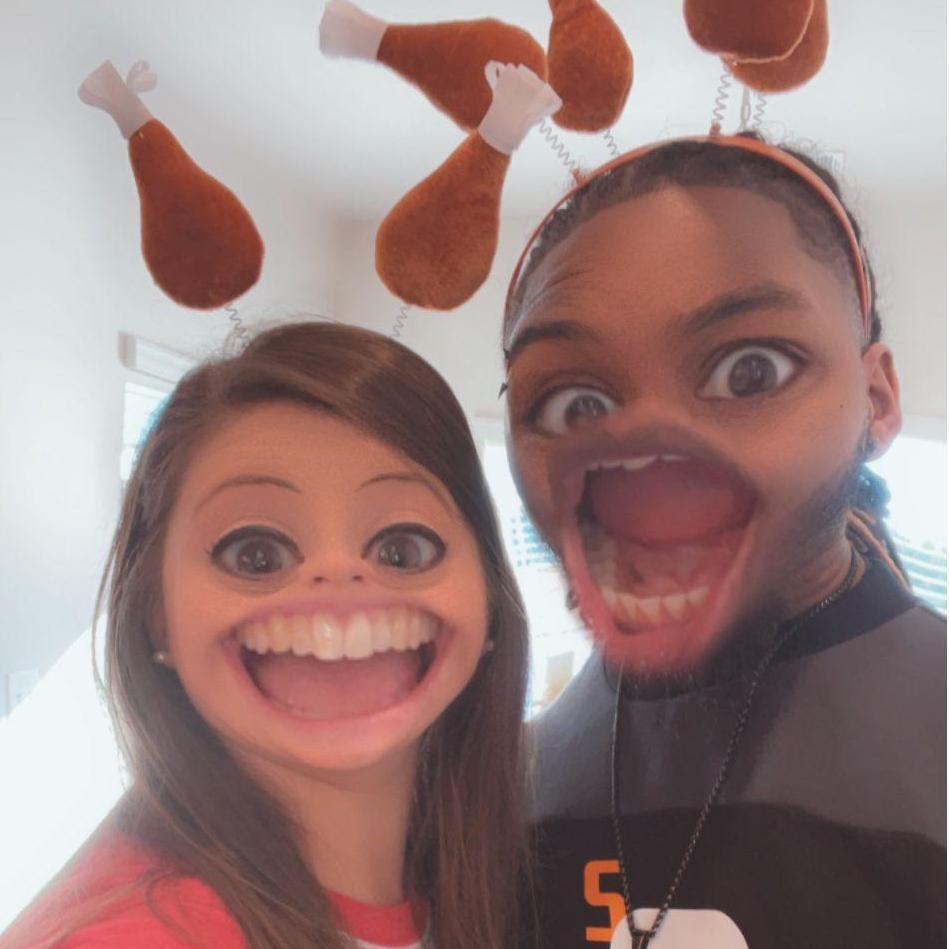 It was a Happy Thanksgiving with this wild Turkey! Our first Thanksgiving together!