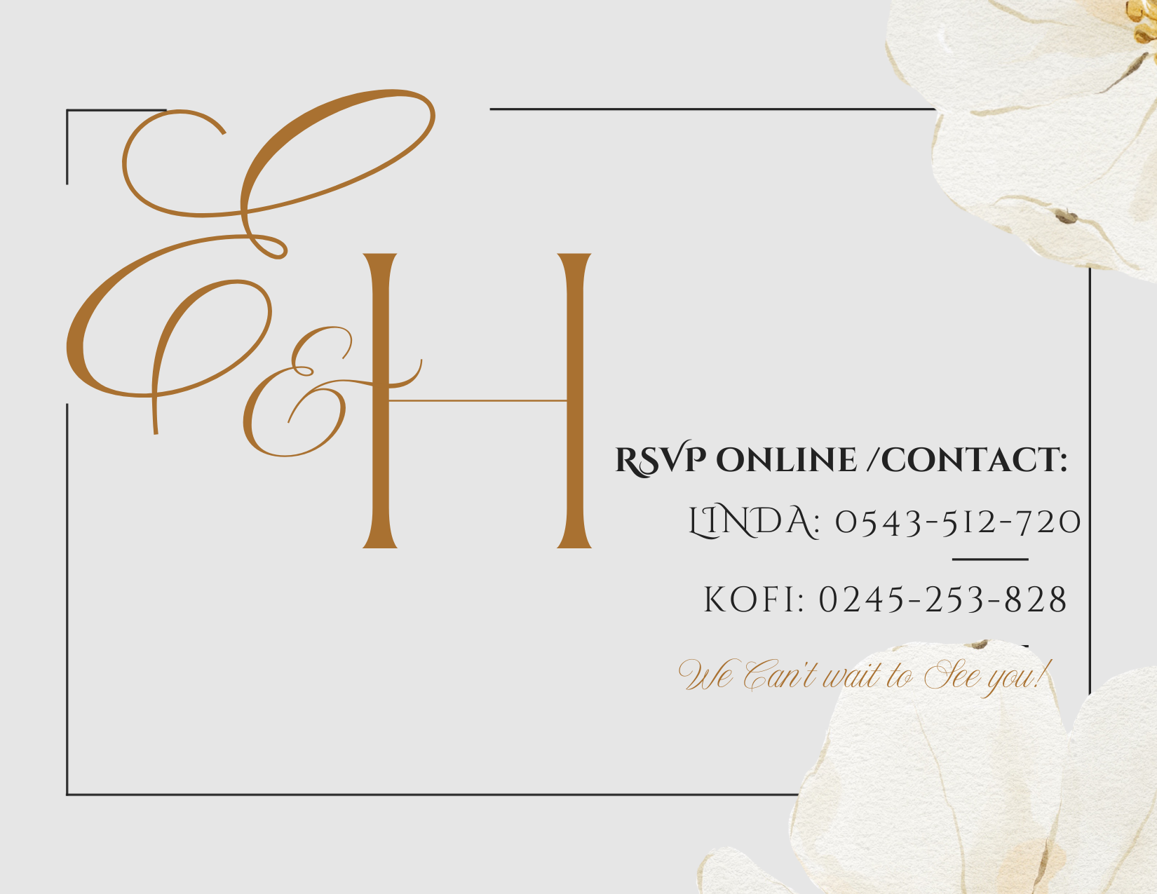 The Wedding Website of Emmanuel Kwamena Ewusi Ansah and Hannah Ekua Sekyiwaa Anaman