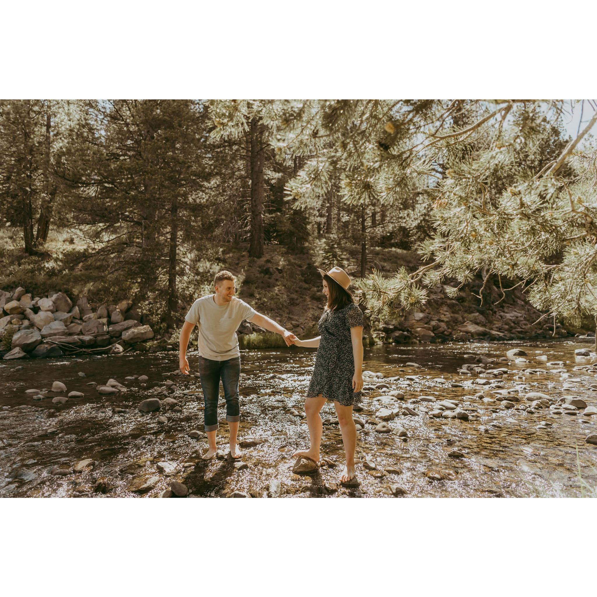 This adventure was one for the books! Although the rocks were super slippery and... might I add painful. We were able to have a good time and laugh at one another :)