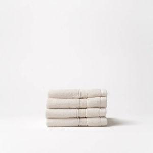 Luxe Washcloths in Seashell