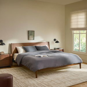 Cooper King Low Profile Bed - Walnut