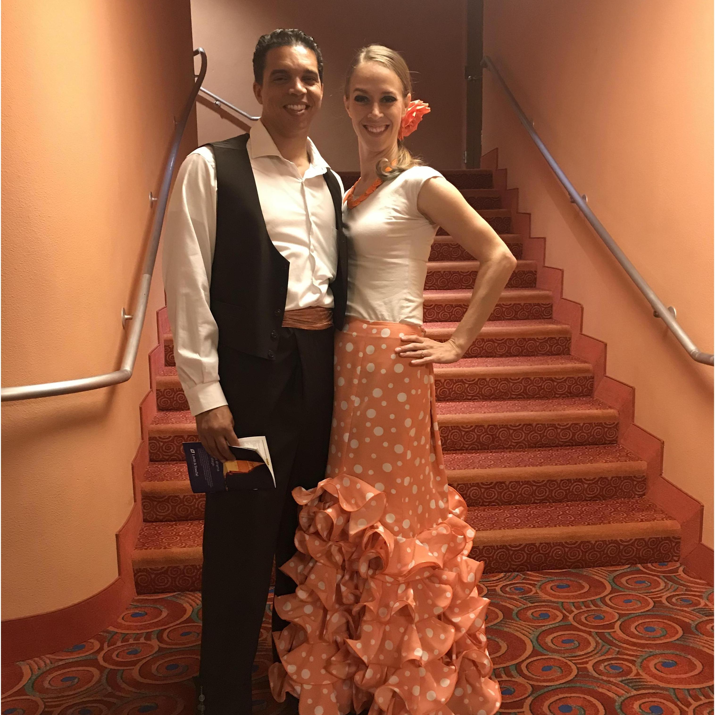 Flamenco for Gloria Estefan.
