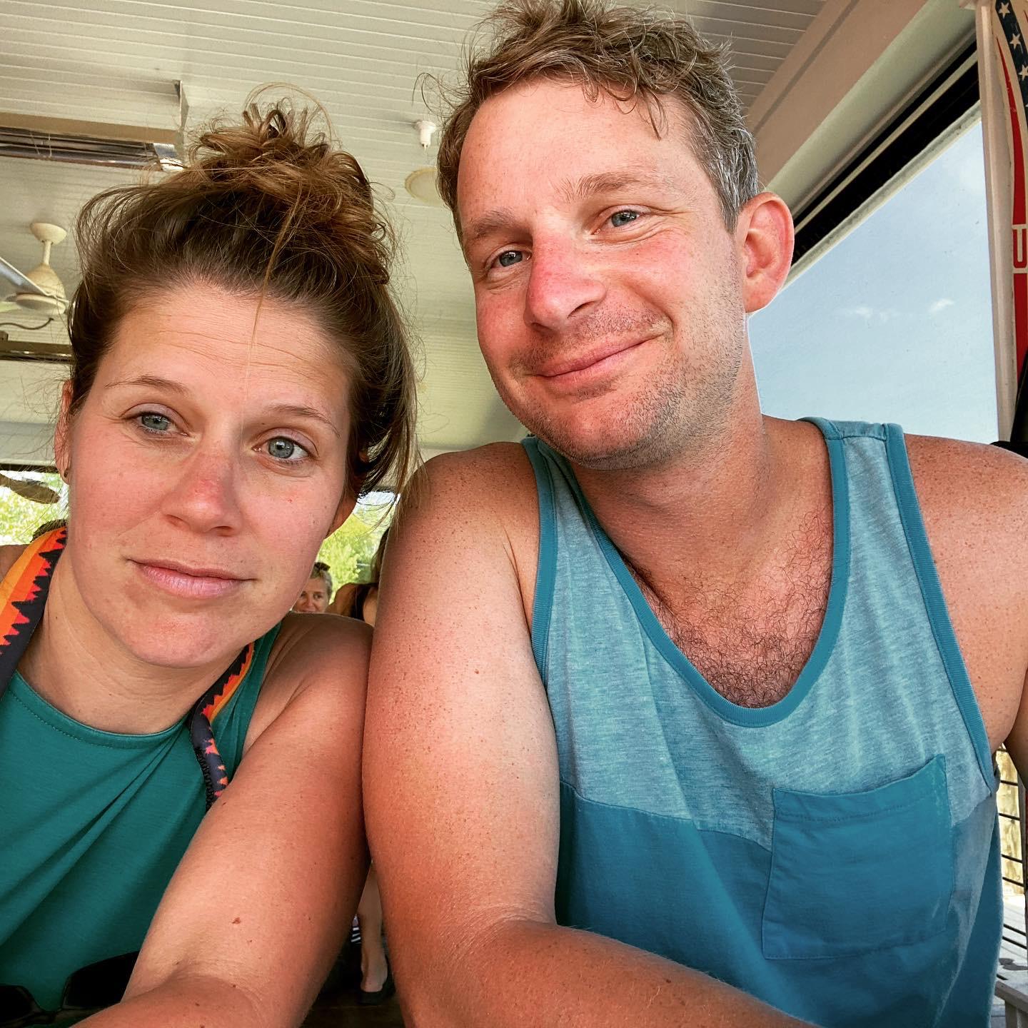 Hanging post kayaking in Charlevoix, MI.