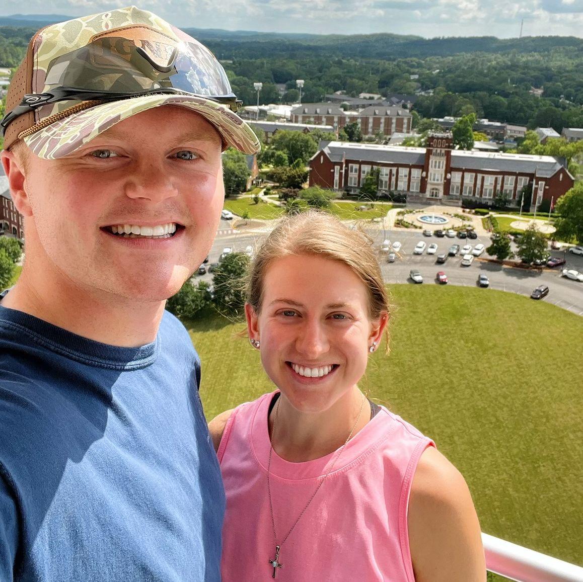 Our first trip back to JSU as a couple