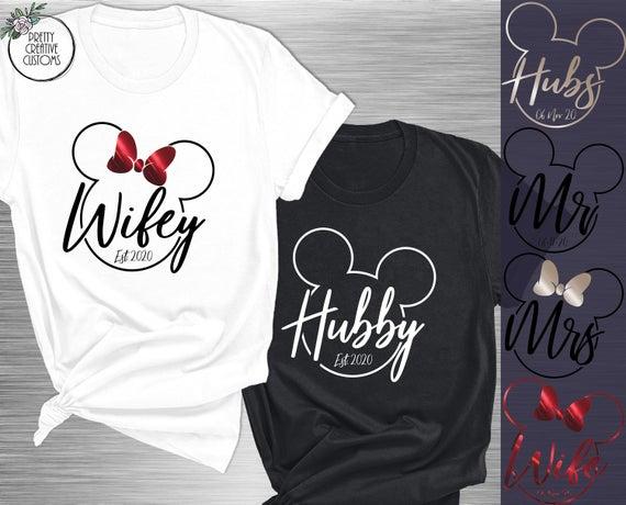 Etsy-Disney Honeymoon Shirts