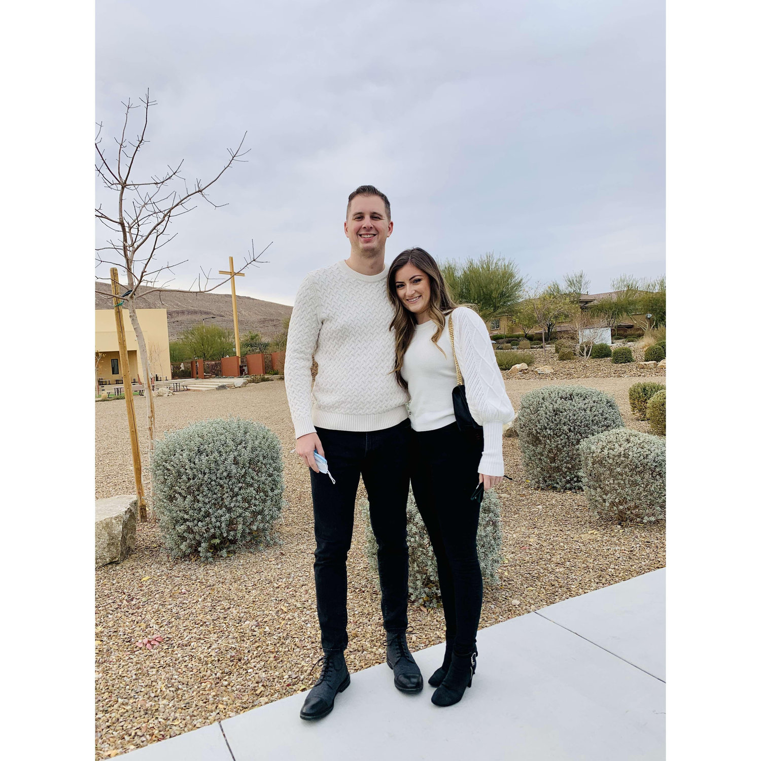 Christmas Eve when we lived in Las Vegas!