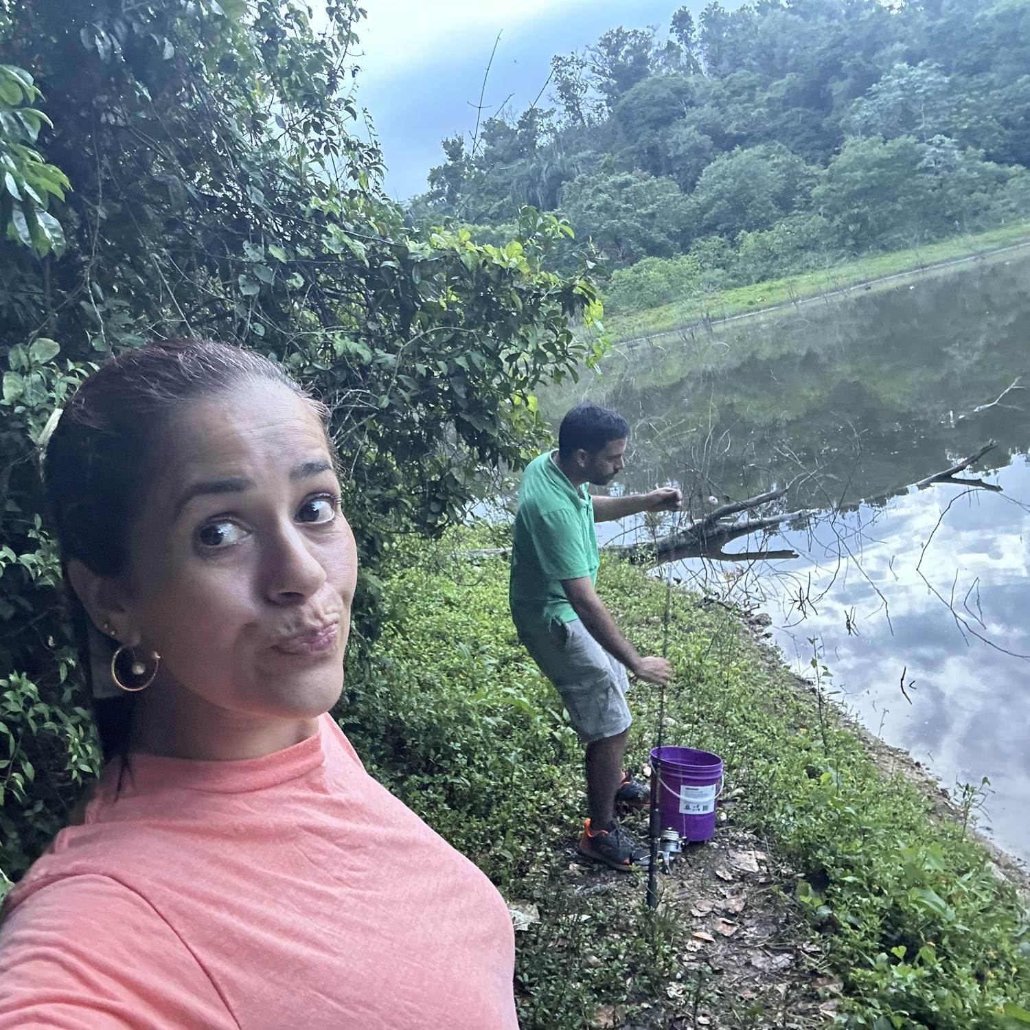 De pesca en Bayaney 💪🏽