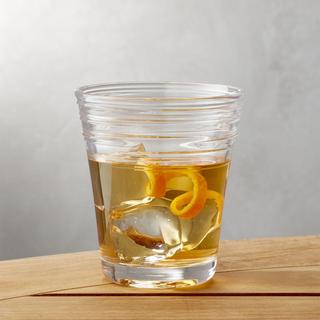 Swirl Acrylic Double Old Fashioned Glass, Set of 4